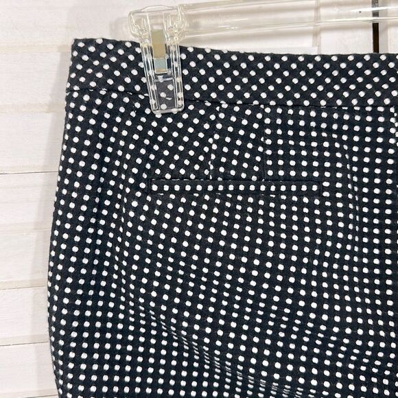 Talbots Chatham Crop Pants Size 10 Stretch Pull On Crop Polka Dot NWOT - Picture 6 of 11